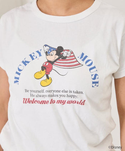 MICKEY/ミッキー 迷你短款T恤