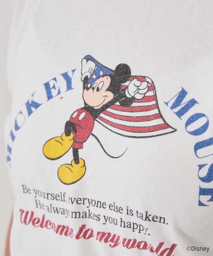 MICKEY/ミッキー 迷你短款T恤