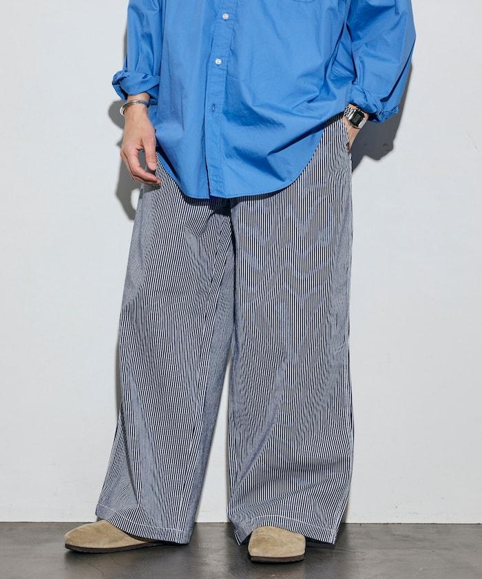 聯名 SMU PT-20 DENIM WIDE WORK PANTS 闊腿工裝褲