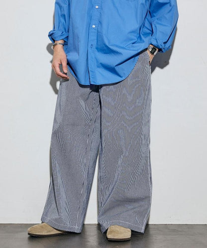 聯名 SMU PT-20 DENIM WIDE WORK PANTS 闊腿工裝褲