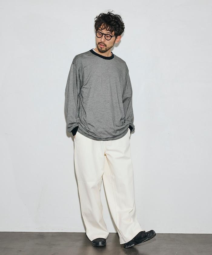 聯名 SMU PT-20 DENIM WIDE WORK PANTS 闊腿工裝褲