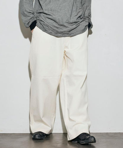 聯名 SMU PT-20 DENIM WIDE WORK PANTS 闊腿工裝褲