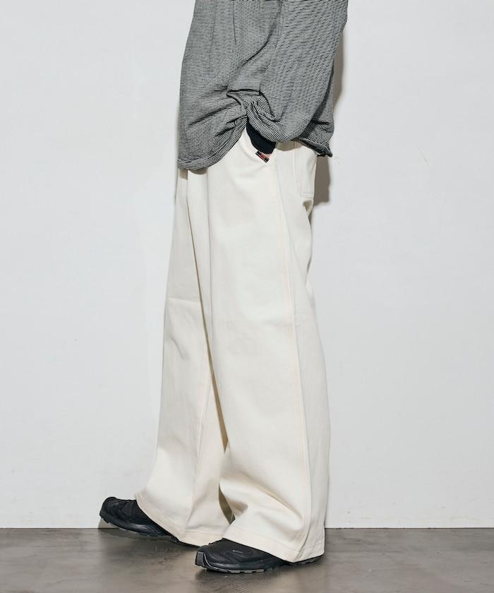 聯名 SMU PT-20 DENIM WIDE WORK PANTS 闊腿工裝褲