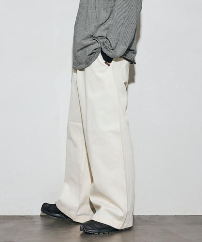 聯名 SMU PT-20 DENIM WIDE WORK PANTS 闊腿工裝褲