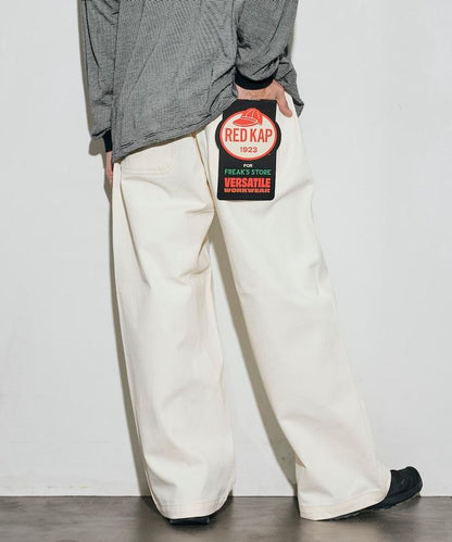 聯名 SMU PT-20 DENIM WIDE WORK PANTS 闊腿工裝褲