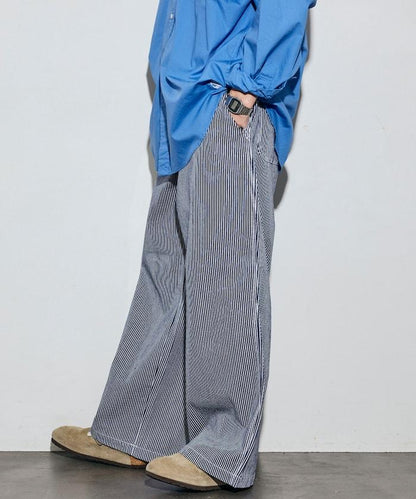 聯名 SMU PT-20 DENIM WIDE WORK PANTS 闊腿工裝褲