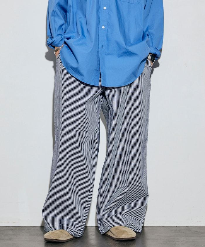 聯名 SMU PT-20 DENIM WIDE WORK PANTS 闊腿工裝褲