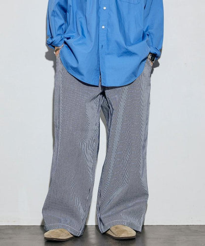 聯名 SMU PT-20 DENIM WIDE WORK PANTS 闊腿工裝褲
