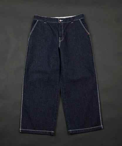 聯名 SMU PT-20 DENIM WIDE WORK PANTS 闊腿工裝褲