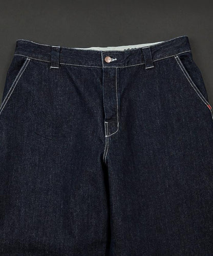 聯名 SMU PT-20 DENIM WIDE WORK PANTS 闊腿工裝褲