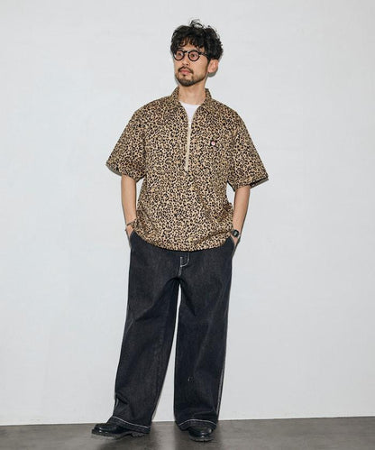 聯名 SMU PT-20 DENIM WIDE WORK PANTS 闊腿工裝褲