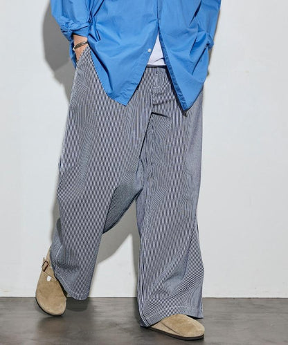 聯名 SMU PT-20 DENIM WIDE WORK PANTS 闊腿工裝褲