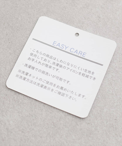 袖口珍珠結繫帶 六分袖 襯衫