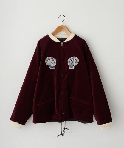 SNAKE & SKULL 圖案 短款 SOUVENIR JACKET 夾克