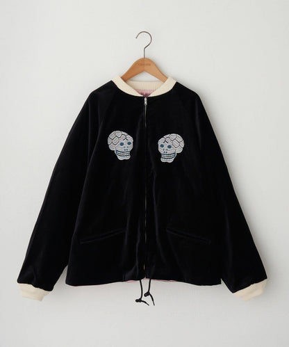 SNAKE & SKULL 圖案 短款 SOUVENIR JACKET 夾克