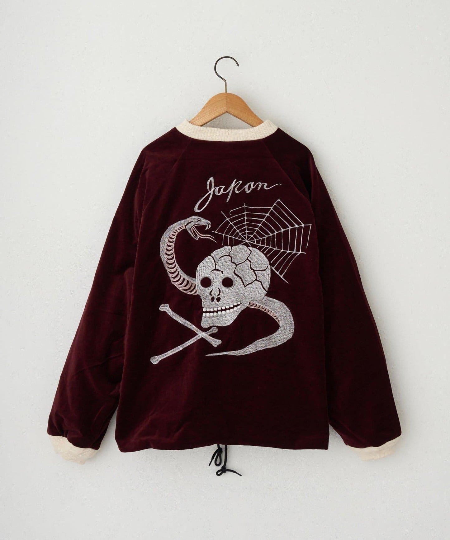 SNAKE & SKULL 圖案 短款 SOUVENIR JACKET 夾克
