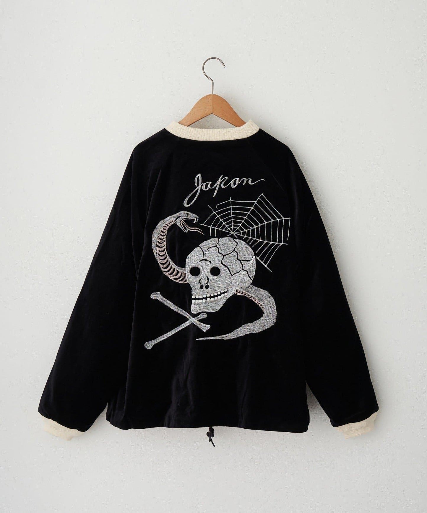 SNAKE & SKULL 圖案 短款 SOUVENIR JACKET 夾克