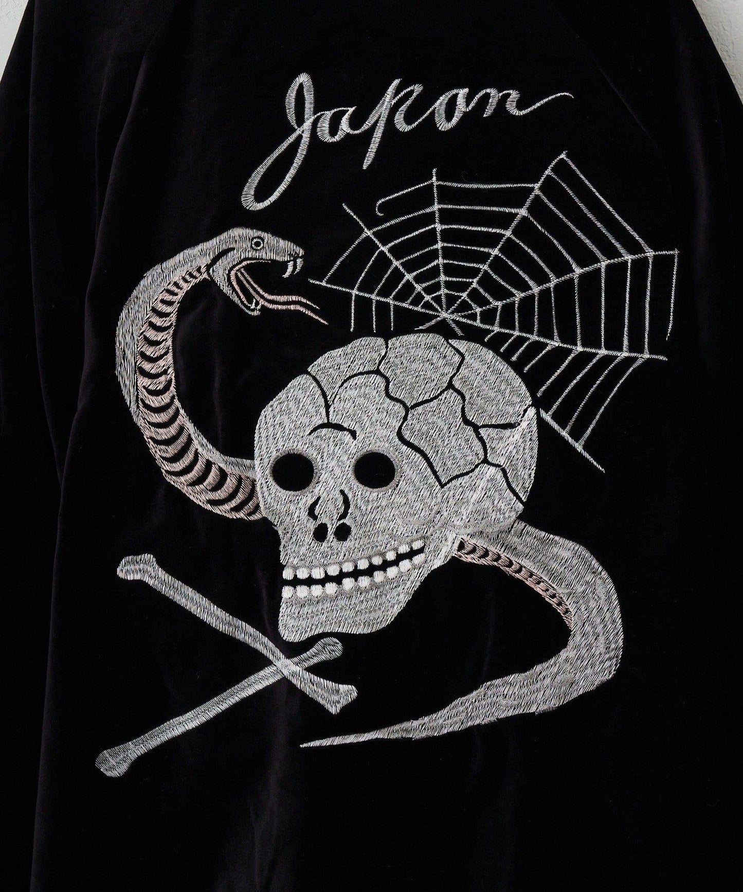 SNAKE & SKULL 圖案 短款 SOUVENIR JACKET 夾克