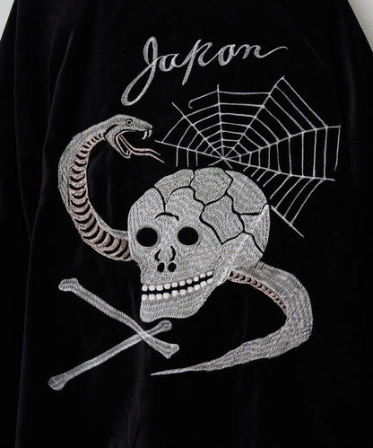 SNAKE & SKULL 圖案 短款 SOUVENIR JACKET 夾克