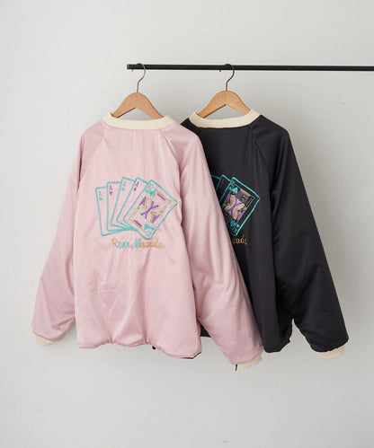 SNAKE & SKULL 圖案 短款 SOUVENIR JACKET 夾克