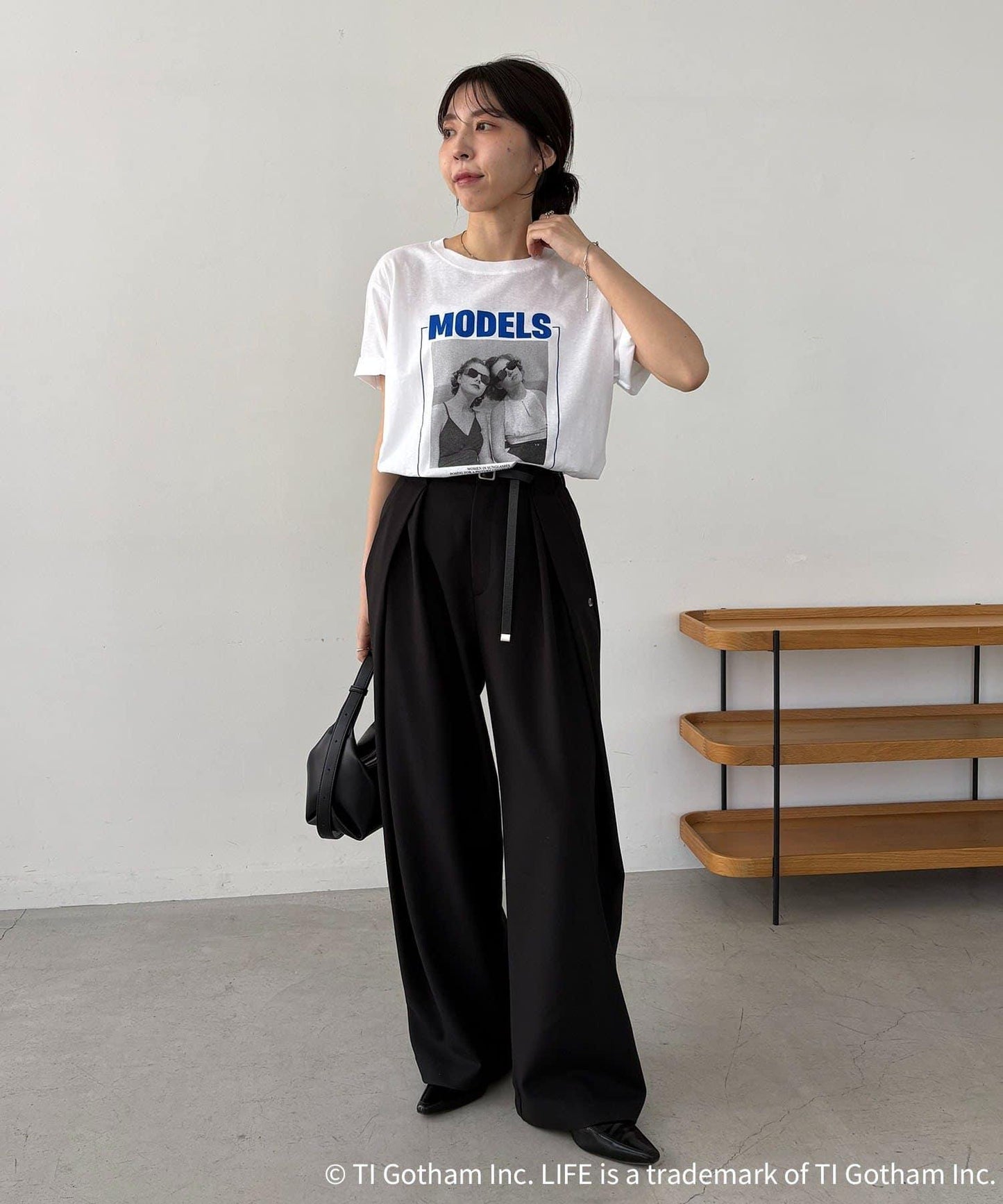 GOOD ROCK SPEED MODELS PHOTO 印花T恤
