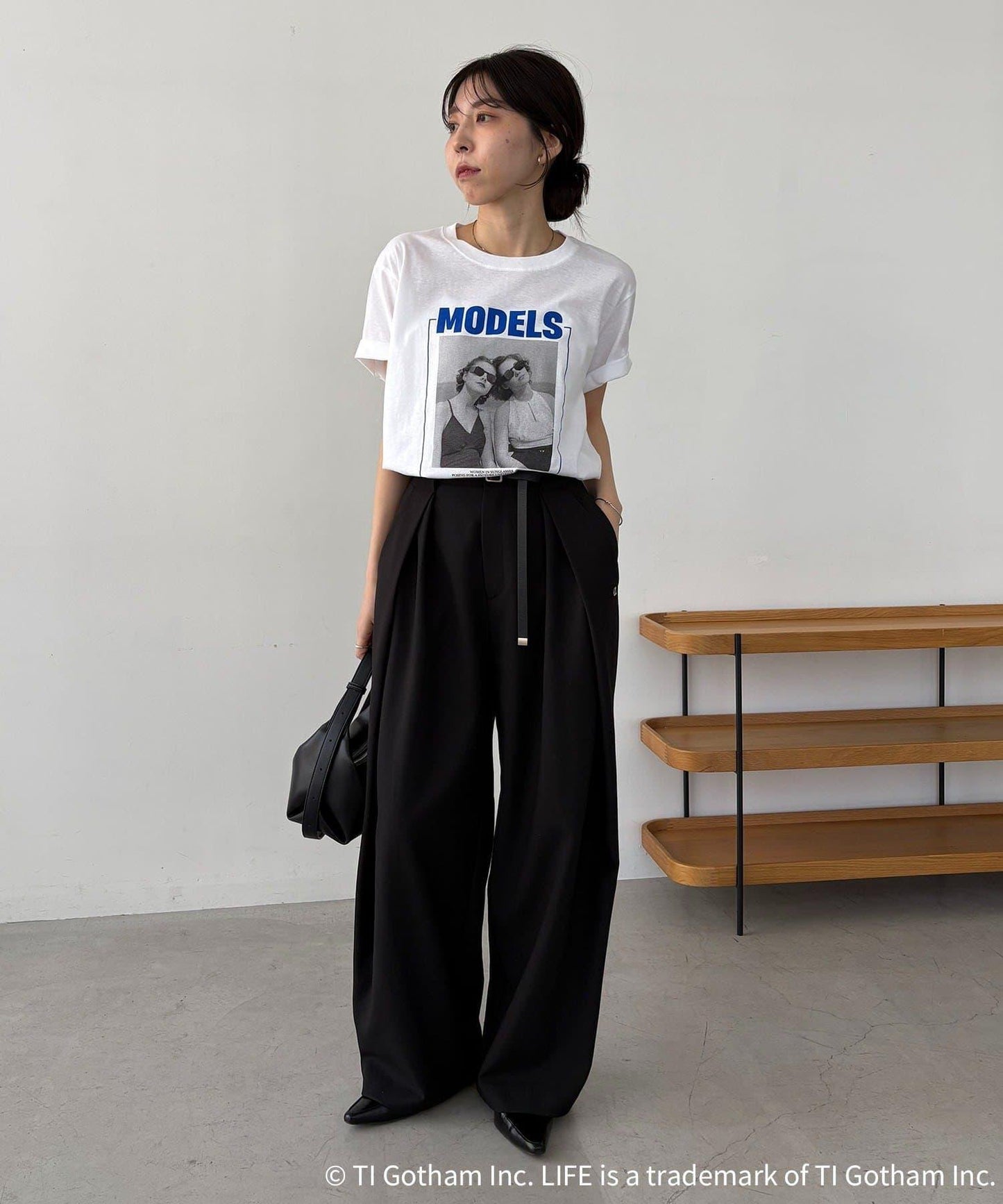 GOOD ROCK SPEED MODELS PHOTO 印花T恤
