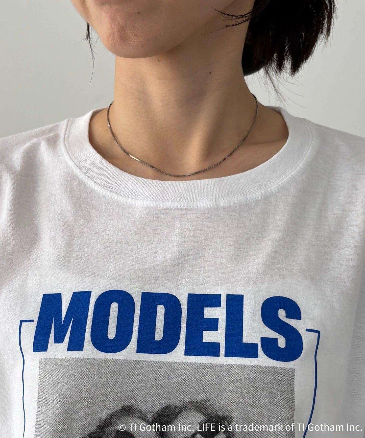 GOOD ROCK SPEED MODELS PHOTO 印花T恤
