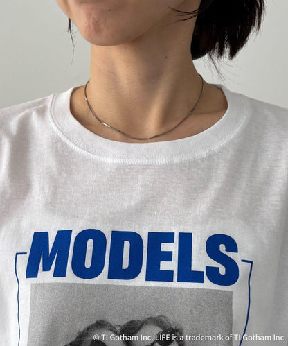 GOOD ROCK SPEED MODELS PHOTO 印花T恤