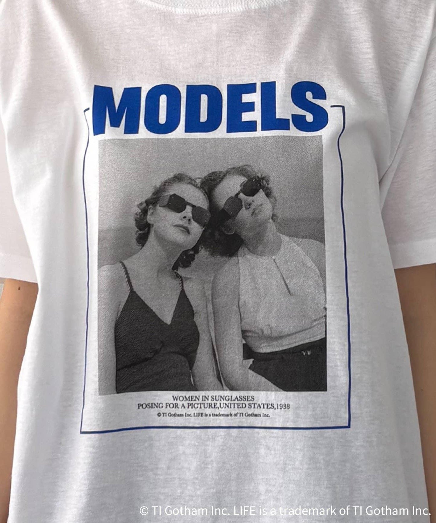 GOOD ROCK SPEED MODELS PHOTO 印花T恤