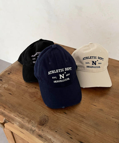 athletic dept 字母棒球帽