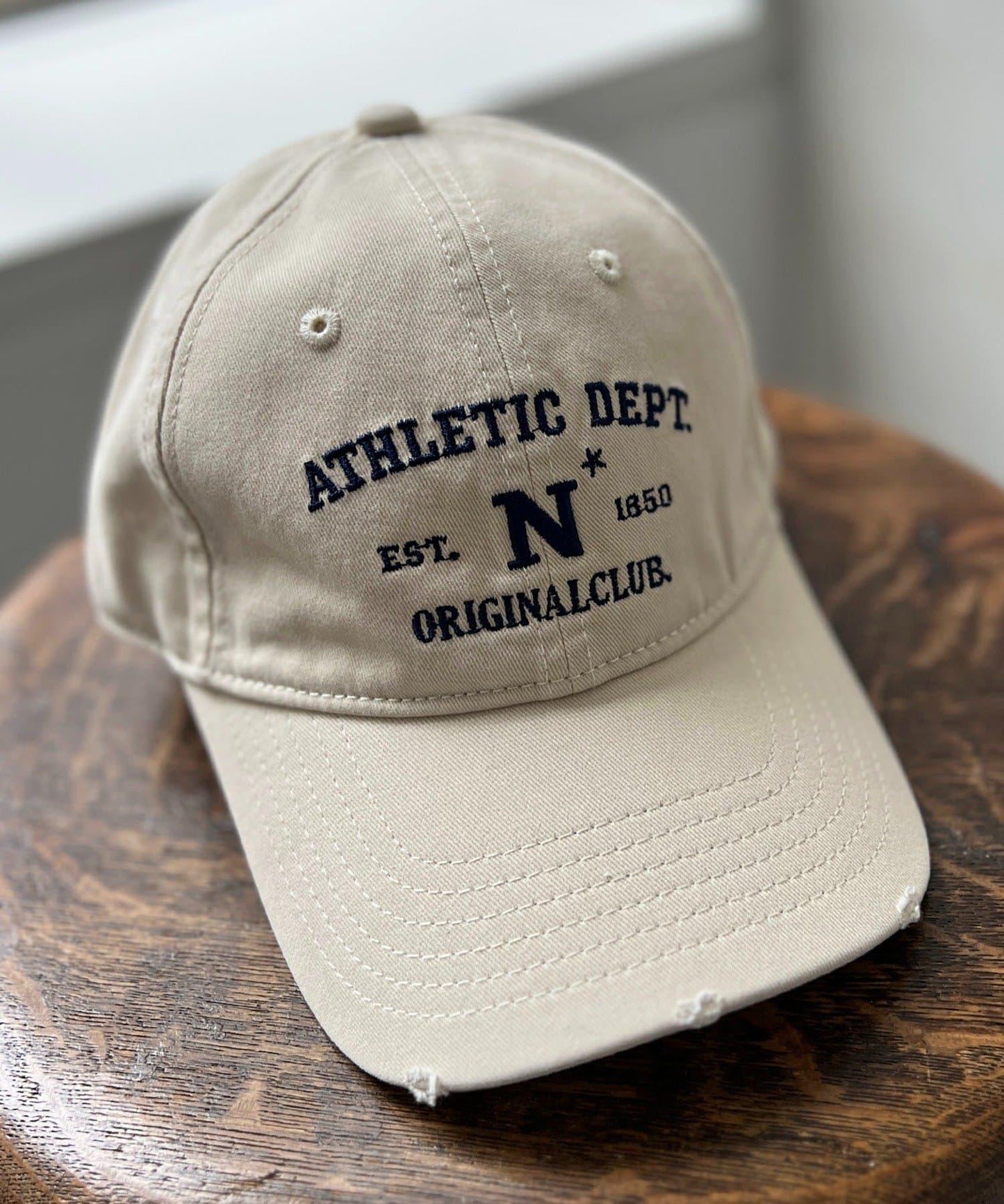 athletic dept 字母棒球帽