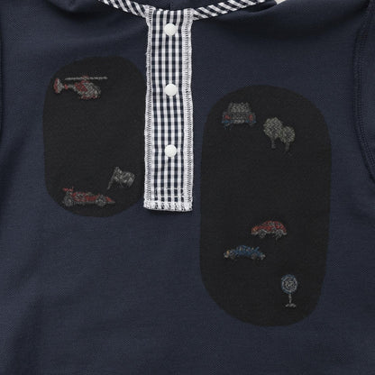交通工具刺繡 短袖POLO衫