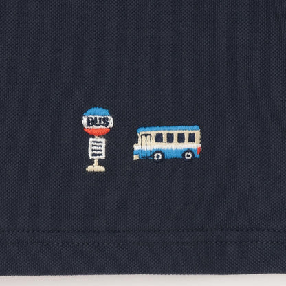 交通工具刺繡 短袖POLO衫