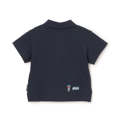 交通工具刺繡 短袖POLO衫