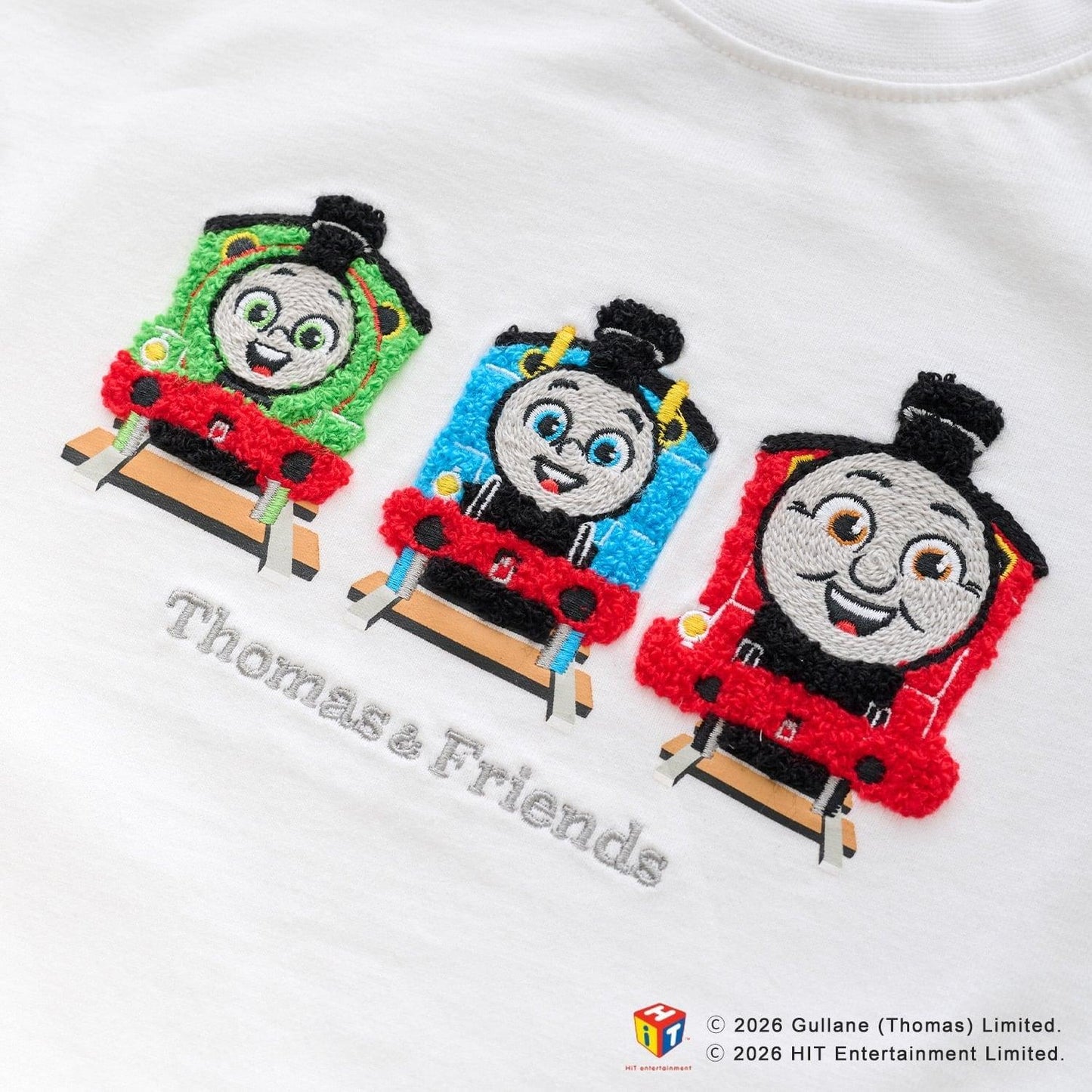きかんしゃトーマス（托馬斯和朋友們） 刺繡短袖T恤