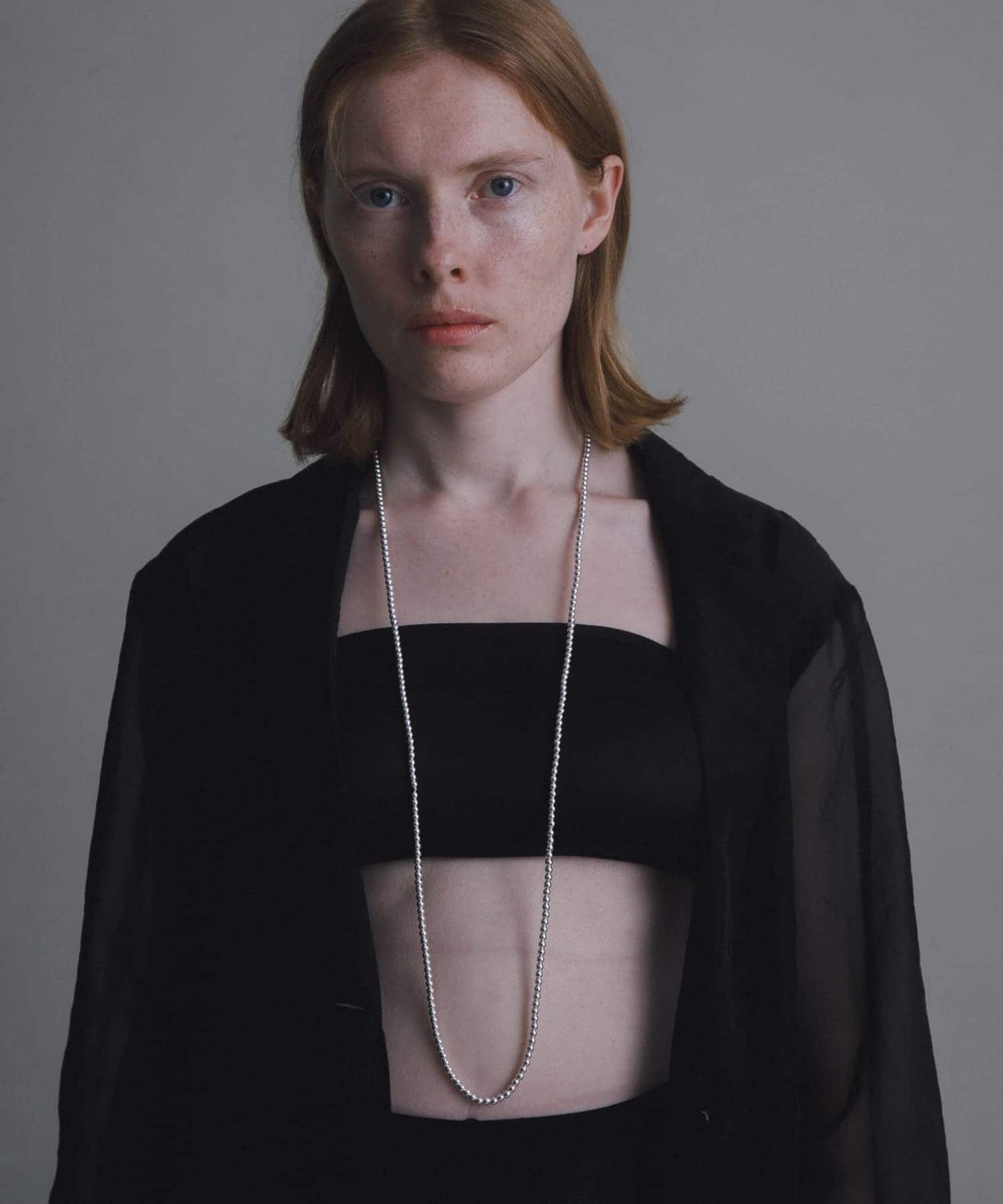 decor『デコール』 HEMATITE 4MMBALL NECKLACE 項鍊