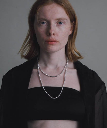 decor『デコール』 HEMATITE 4MMBALL NECKLACE 項鍊