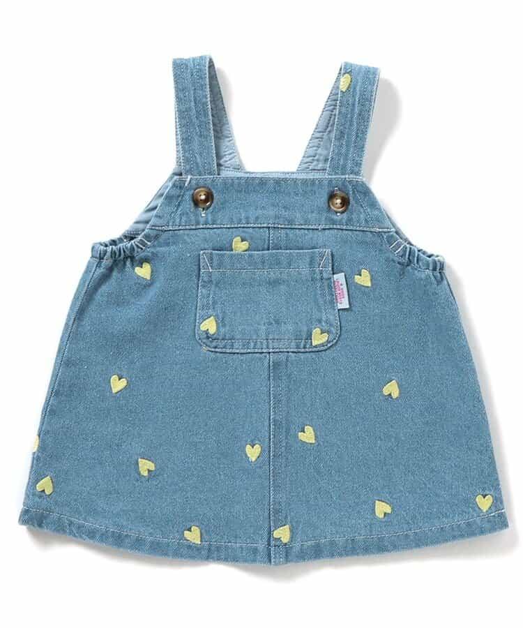 Bpop 全面刺繡圖案 揹帶裙