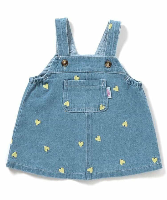 Bpop 全面刺繡圖案 揹帶裙