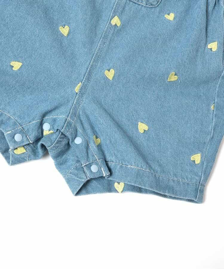 Bpop 滿版刺繡 揹帶褲
