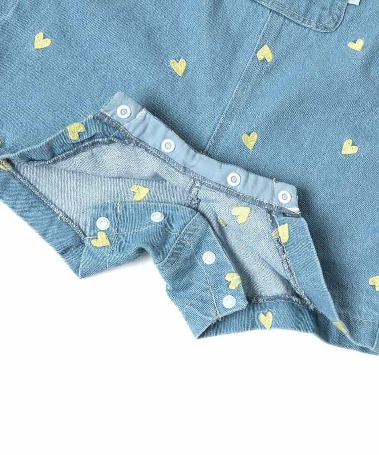 Bpop 滿版刺繡 揹帶褲