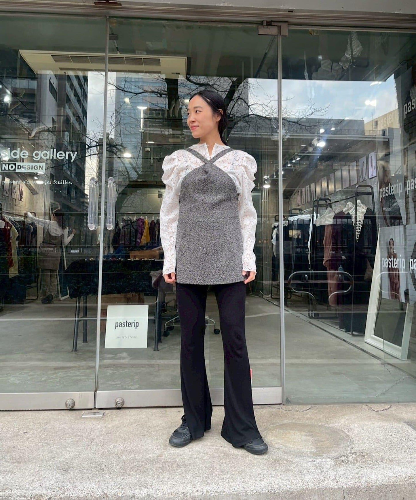 Tweedy 露背設計 上衣 halter bustier