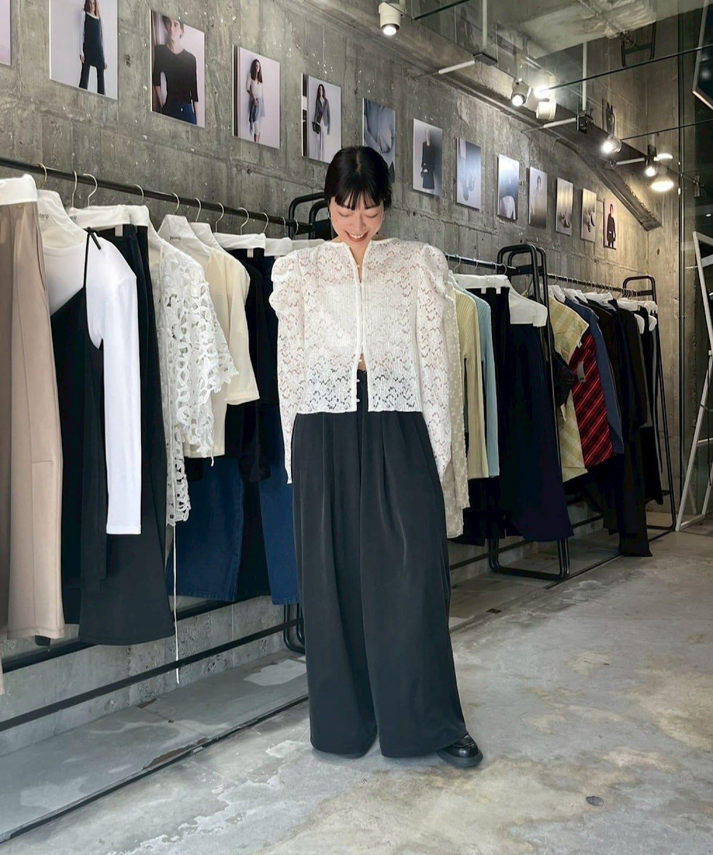 Cupro jersey wide pants 褲子