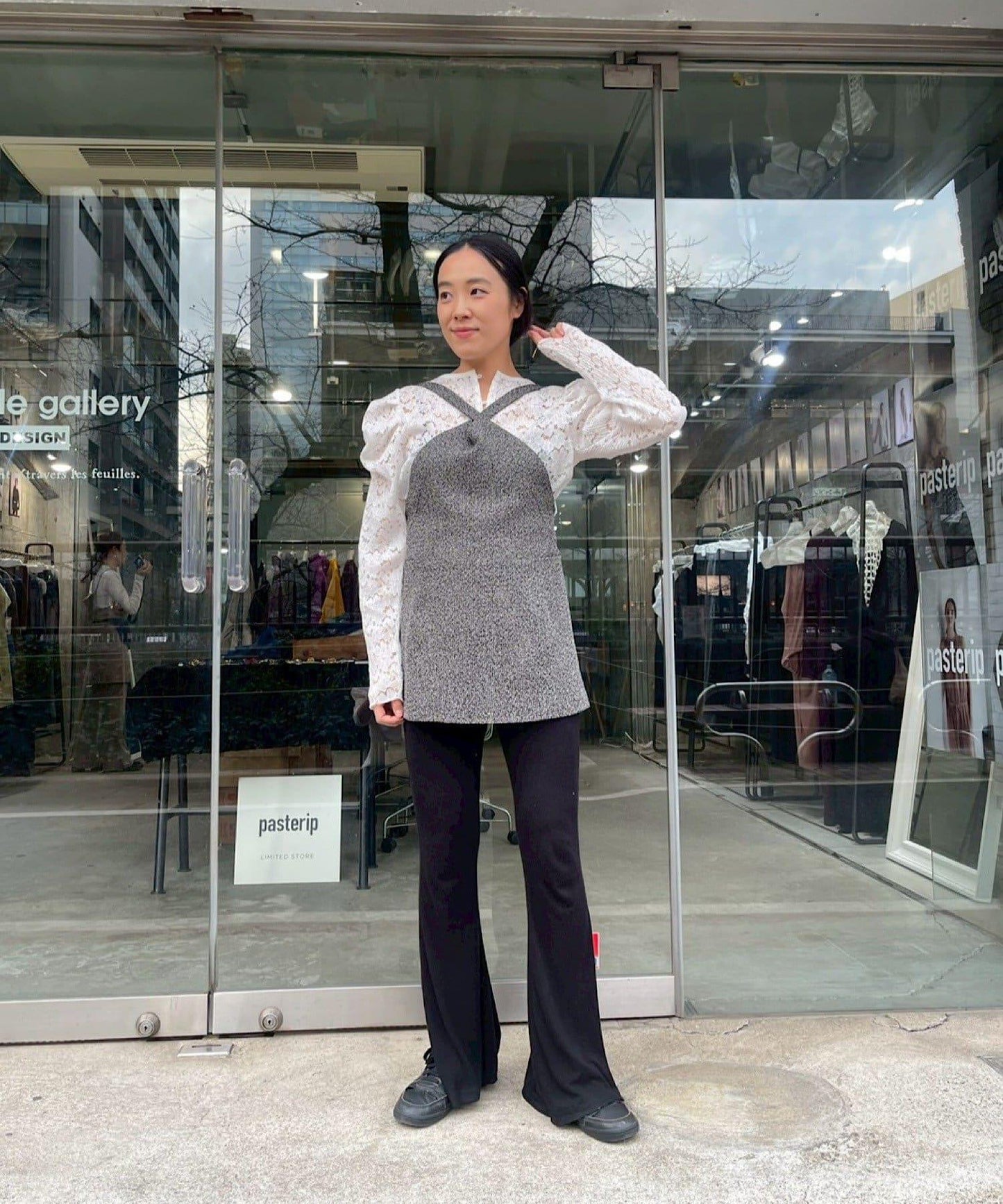 Tweedy 露背設計 上衣 halter bustier