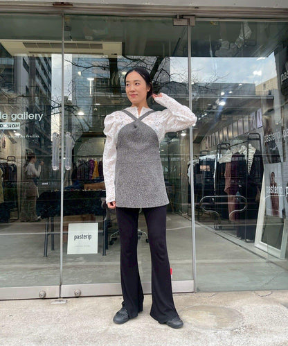 Tweedy 露背設計 上衣 halter bustier