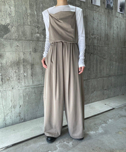 Cupro jersey wide pants 褲子