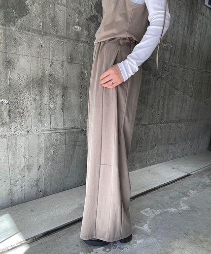 Cupro jersey wide pants 褲子