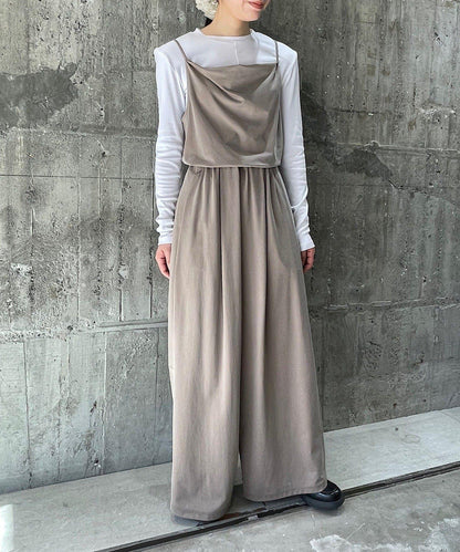 Cupro jersey wide pants 褲子