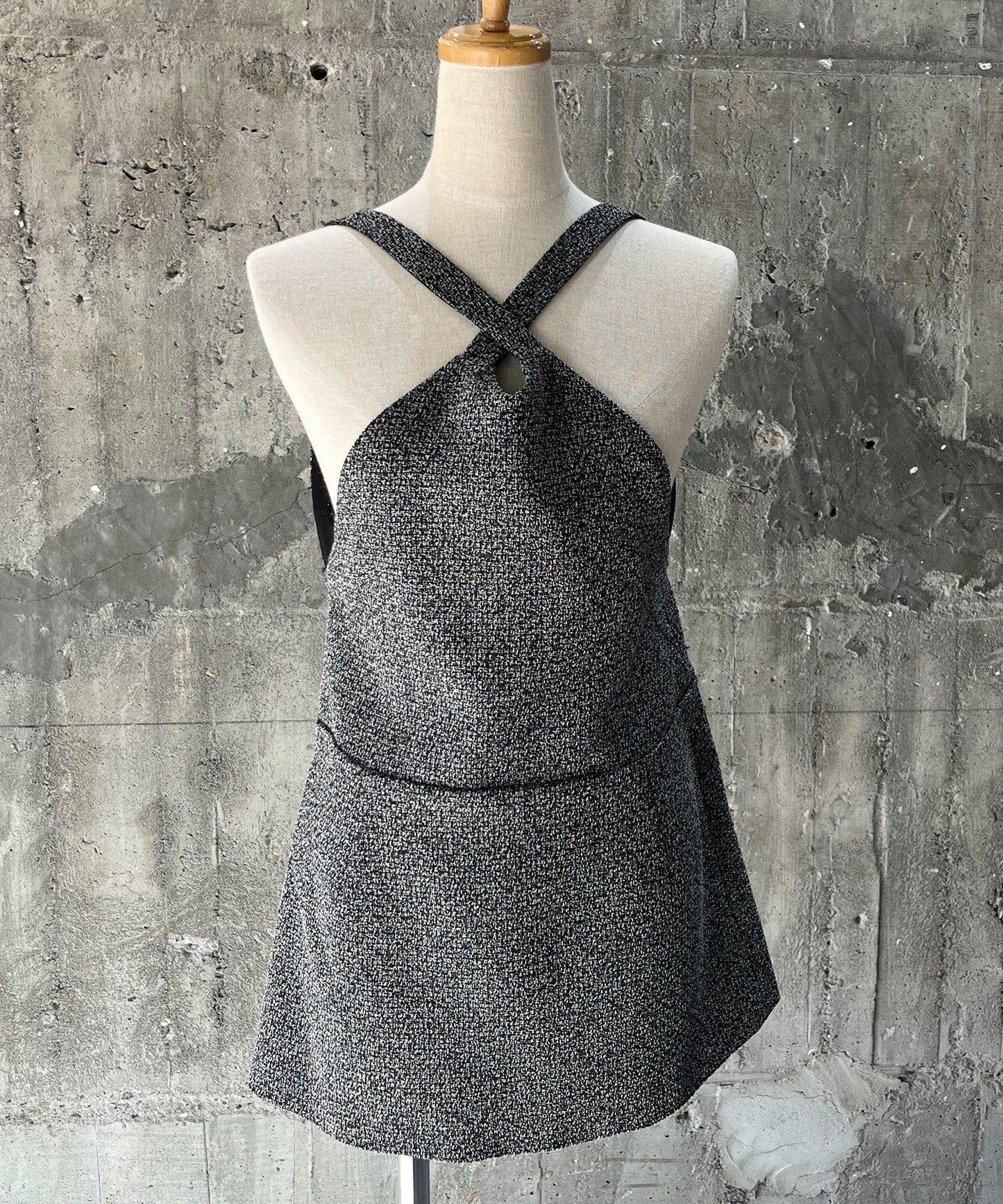 Tweedy 露背設計 上衣 halter bustier