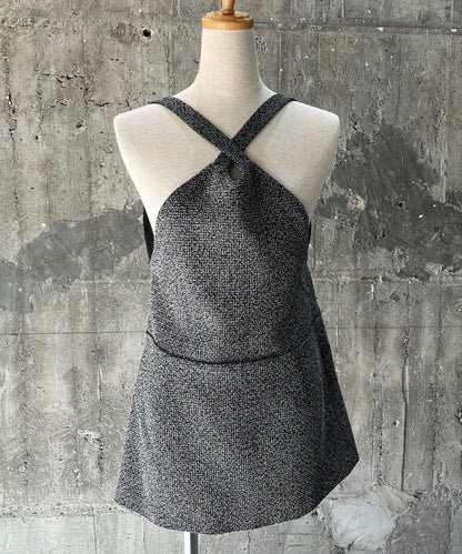 Tweedy 露背設計 上衣 halter bustier